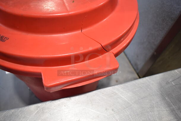 Chef Master Red Poly Salad Spinner Lettuce Spinner. 19x17x22 - Image 5 of 6