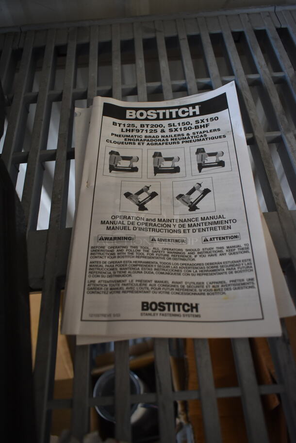 Bostitch SX150-1 1/2-Inch to 1-1/2-Inch Narrow Crown Stapler in Hard Case.  - Image 5 of 7