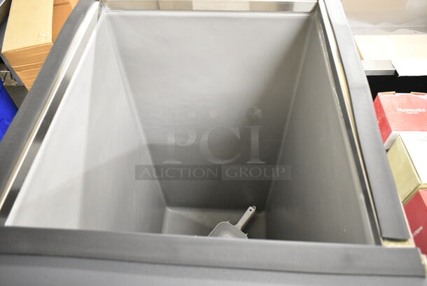BRAND NEW! 2021 Scotsman B322S Ice Storage Bin 370 lb. Stainless Steel Exterior.   - Image 3 of 6