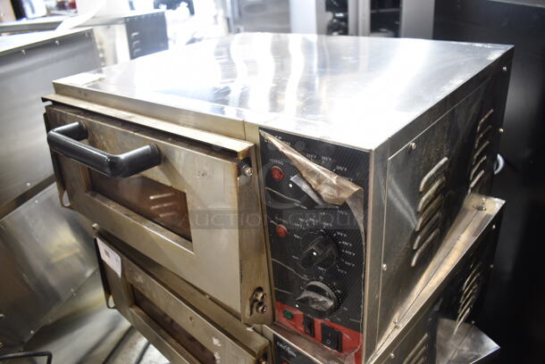 2023 Crosson CPO-160 Stainless Steel Commercial Countertop Electric Powered Pizza Oven w/ Cooking Stone. 120 Volts, 1 Phase. Tested and Working! - Image 3 of 6