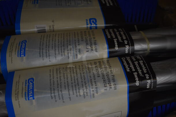 5 BRAND NEW IN BOX! Carlisle Broom Squeege Combo. 18x3x4. 5 Times Your Bid! - Image 2 of 4