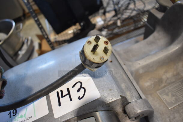 Metal Commercial Countertop Buffalo Chopper on Stainless Steel Equipment Stand w/ 2 Under Shelves. 250 Volts, 1 Phase. 32x27x44 - Image 9 of 9