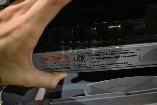 ChefMaster Metal Portable Butane Powered Single Burner Stove in Hard Case. 13.5x12x4.5. (bar) - Image 4 of 5