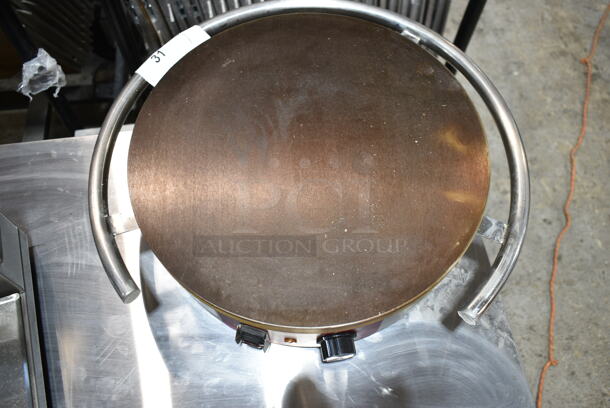 2023 Estella 348CMPT16A Stainless Steel Commercial Countertop Crepe Maker. 120 Volts, 1 Phase. Tested and Working! - Image 3 of 4