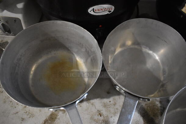 7 Various Metal Sauce Pans. Includes 10x17x6, 12x22x6, 6x12x4. 7 Times Your Bid! - Image 3 of 4