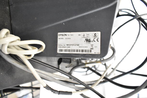 9 Various Items Including NCR POS Monitor, Epson M244A Receipt Printer, VeriFone Credit Card Reader, 2 Cash Drawers. 9 Times Your Bid!  - Image 8 of 12