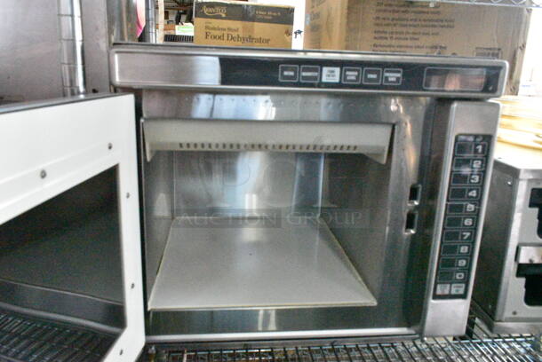 Stainless Steel Commercial Countertop Microwave Oven.  - Image 2 of 2