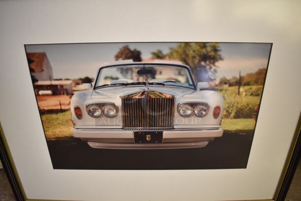 Framed Picture of Rolls Royce Corniche Drophead Coupe. - Image 4 of 7