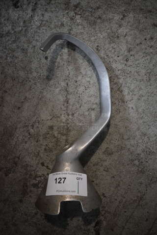 Hobart DS30E Metal Commercial 30 Quart Dough Hook Attachment for Mixer. 8x8x17