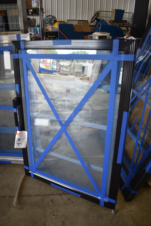 3 BRAND NEW SCRATCH AND DENT! Items; Avantco 17811290 Black Right-Hinged Glass Door for GDC-9F-HC, Avantco 17811001 Silver Right-Hinged Glass Door for GDC-9F-HC, Avantco 17811243 Black Left-Hinged Glass Door for GDC-10-HC. 3 Times Your Bid! - Image 3 of 8