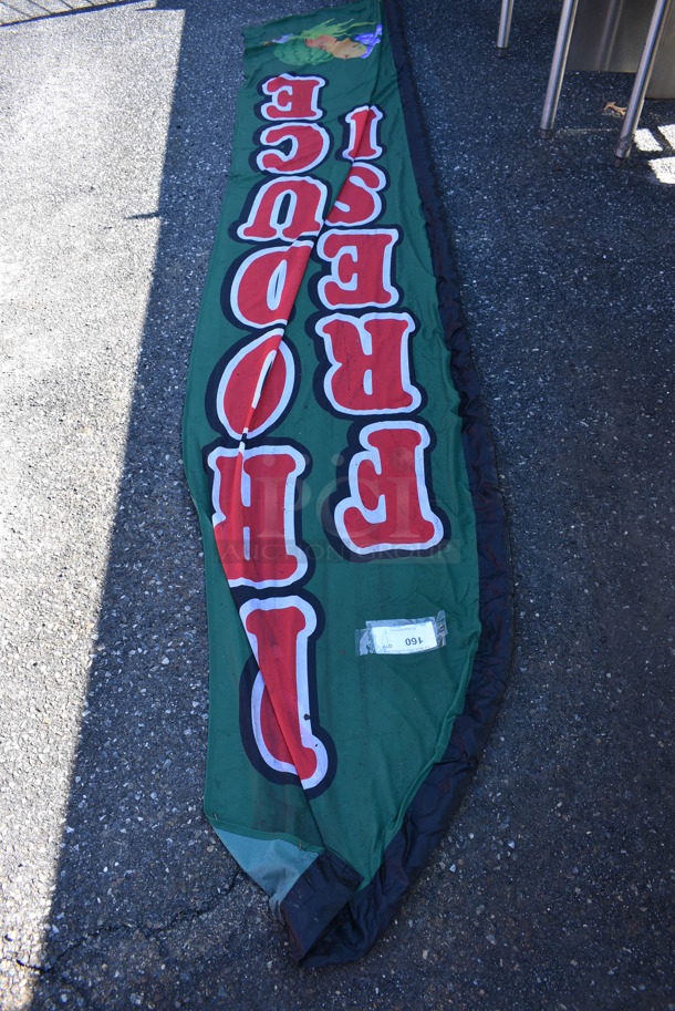 Fresh Produce Banner. 26x179 - Image 2 of 3