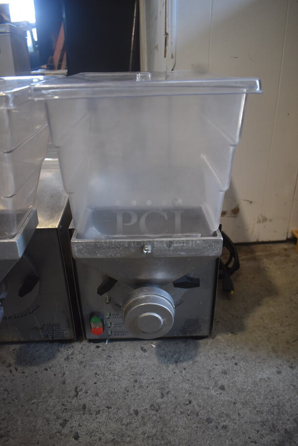 2015 Olde Tyme PN2 Commercial Stainless Steel Electric Countertop Nut Grinder. 115V, 1 Phase. Tested and Powers On But Does Not Turn - Image 1 of 7