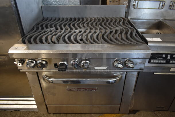 Southbend 4362D Stainless Steel Commercial Natural Gas Powered 6 Burner Range w/ Oven.  - Image 1 of 6