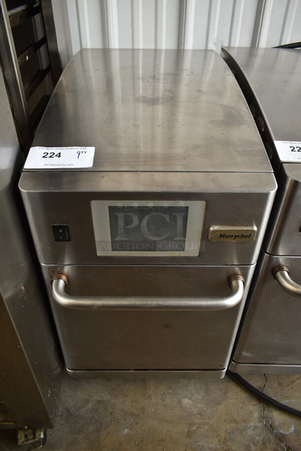 2014 Merrychef eikon e2 Stainless Steel Commercial Countertop Electric Powered Rapid Cook Oven. 208/240 Volts, 1 Phase.  - Image 1 of 7