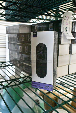 10 BRAND NEW SCRATCH AND DENT! Sunnyjane X0047STBHS Smart Wi-Fi Doorbell Camera. 10 Times Your Bid! 