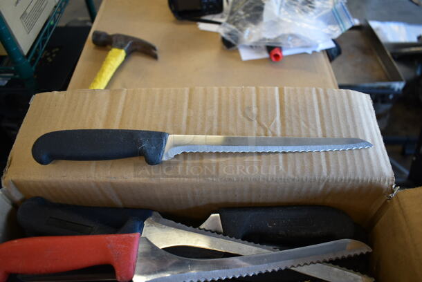 40 SHARPENED Stainless Steel Serrated Knives. 40 Times Your Bid! - Image 4 of 4
