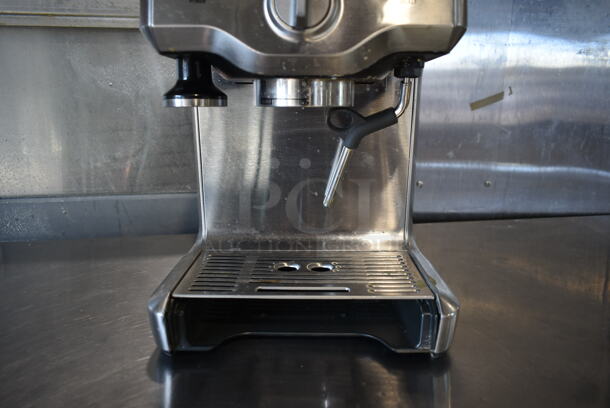 Breville BES810 Stainless Steel Commercial Single Group Espresso Machine w/ Steam Wand. 120 Volts, 1 Phase.  - Image 4 of 6
