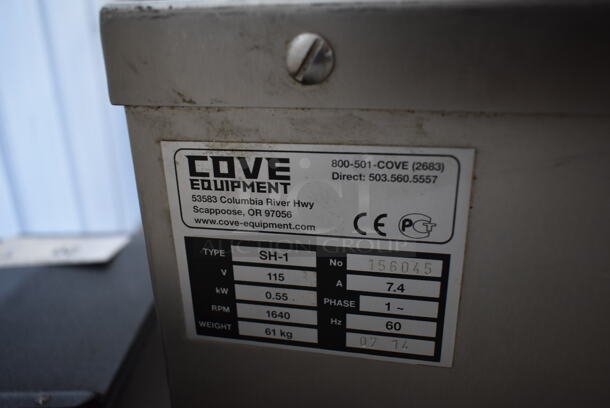 Cove SH-1 Stainless Steel Commercial Countertop Shredder. 115 Volts, 1 Phase. Tested and Working! - Image 8 of 8