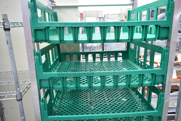 Hubert Metal Commercial Pan Transport Rack on Commercial Casters.  - Image 3 of 4