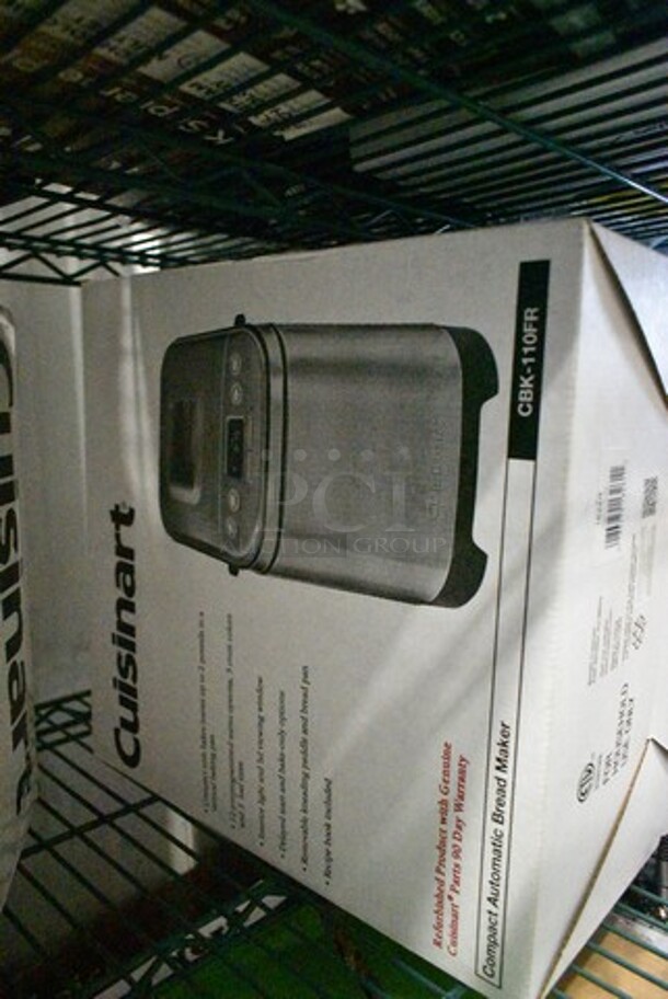 8 Various Items Including Samsung EP-P1300 Wireless Charger, Arris Router, Keurig Single Cup Coffee Maker, Cuisinart ICE-45FR Ice Maker, Cuisinart CBK-110FR Bread Maker, Cuisinart CHW-12FR Coffee Plus 12-Cup Programmable Coffeemaker with Hot Water System. 8 Times Your Bid!  - Image 9 of 10