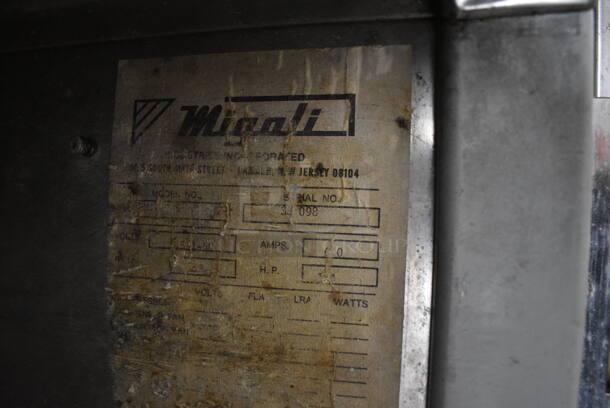 Migali Stainless Steel Commercial 2 Door Work Top Cooler. 115 Volts, 1 Phase. 64x34x40. Tested and Powers On But Does Not Get Cold. - Image 4 of 7