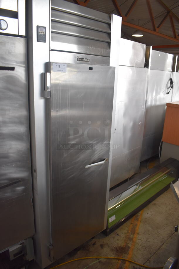 Traulsen G10011 Commercial Stainless Steel One Section Reach In Cooler With 3 Metal Racks on Commercial Casters. 115V Tested And Working! - Image 2 of 5