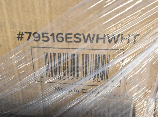 33 BRAND NEW! Boxes Including 901STACKECST Vulcan STACK/E-CST Electric Convection Oven Stacking Kit with Casters, 347RP9WHSS Visions Wave 9" White Plastic Plate - 180/Case, 245T150BRNBL Baker's Lane 2" x 3" Chocolate Brown Small Tulip Baking Cup - 1000/Case, 5005DNAPFLTE Choice 14" x 14" White Linen-Feel Flat-Packed Dinner Napkin - 1000/Case, 126994 Plastic Lid, 2 Box 79516ESWHWHT Emperor's Select 16 oz. White Paper Take-Out Container with Wire Handle - 500/Case, 433WH16612C Choice 16" x 6" x 12" White Paper Customizable Shopping Bag with Handles - 250/Case, 129MCS38B Choice 38 oz. Black Rectangular Microwavable Heavy Weight Container with Lid 8 3/4" x 6 1/4" x 2" - 150/Case, Nylon Hairnet Cap, 433NHT101H Choice 1/6 Standard Size White "Thank You" Medium-Duty Plastic T-Shirt Bag - 1000/Case, 500TW7 Choice 7 oz. Translucent Thin Wall Plastic Cold Cup - 2500/Case, 128HD16COMBO Choice Heavy Duty 16 oz. Microwavable Translucent Plastic Deli Container and Lid Combo Pack - 240/Case, 127RD12BULK Choice 12 oz. Customizable Microwavable Translucent Round Deli Container - 500/Case, 127RD16BULK Choice 16 oz. Customizable Microwavable Translucent Round Deli Container - 500/Case, Dart C53PST1 ClearSeal Hinged Lid Plastic Container 5 3/8" x 5 1/4" x 2 5/8" - 500/Case, 500TW12 Choice 12 oz. Translucent Thin Wall Plastic Cold Cup - 1000/Case. 33 Times Your Bid!   - Image 8 of 12