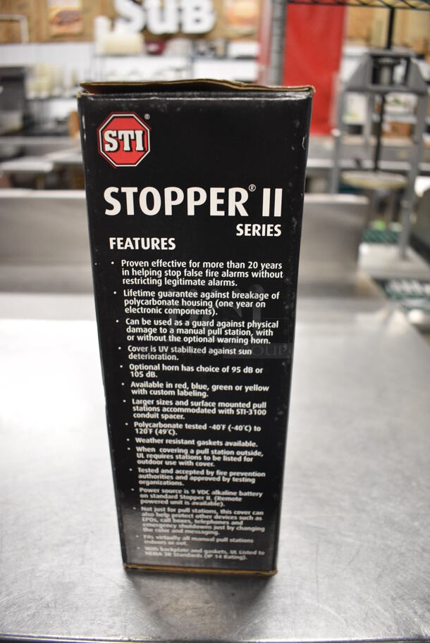 BRAND NEW IN BOX! STI Stopper II Series Fire Alarm. 7x3.5x10 - Image 2 of 4