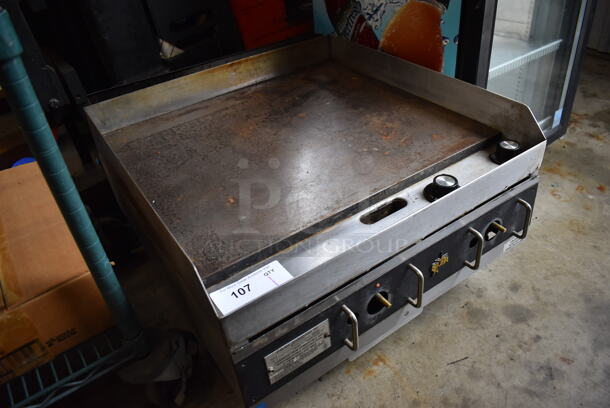 Star 624 Stainless Steel Commercial Countertop Propane Gas Powered Flat Top Griddle. 24x26x14 - Image 5 of 6
