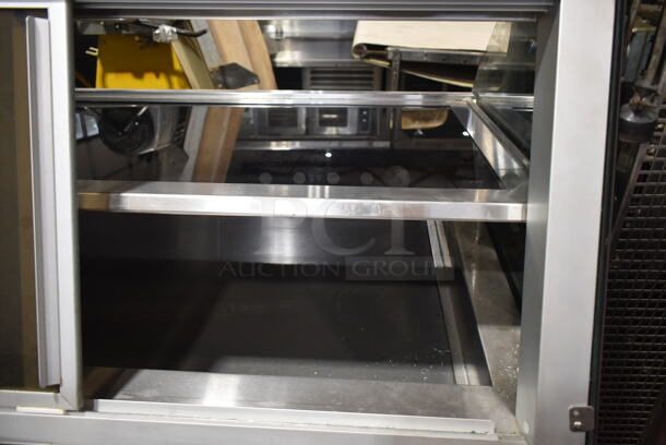 Alto Shaam ED2SYS-48/2S Metal Commercial Floor Style 2 Tier Heated Display Case Merchandiser. 208/240 Volts, 1 Phase.  - Image 8 of 10