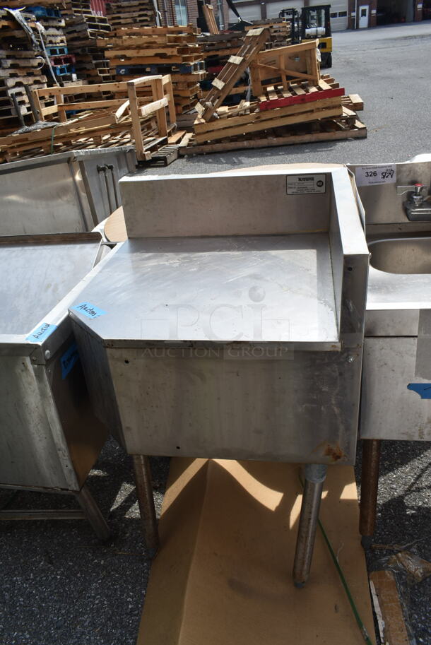 Krowne KR18-RC Stainless Steel Commercial Corner Counter.  - Image 1 of 2