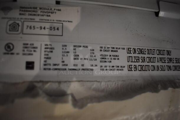 General Electric AEC12AYL1 Window Mount Air Conditioner. 115 Volts, 1 Phase. 22x21x17.5. Tested and Working! - Image 6 of 6