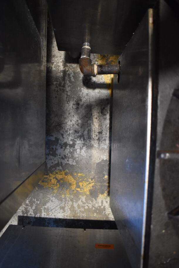 Stainless Steel Commercial Countertop Gas Powered Single Burner Stock Pot Range. 18x22x23 - Image 5 of 5