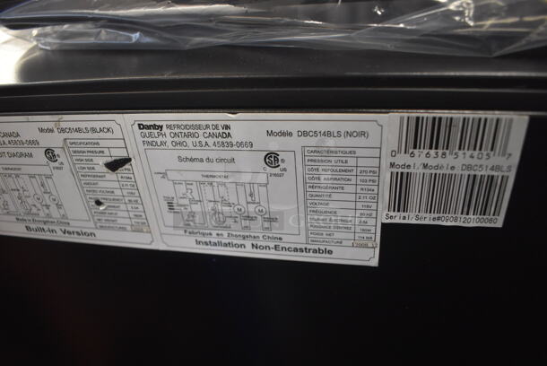 BRAND NEW SCRATCH AND DENT! Silhouette DBC514BLS Stainless Steel Mini Single Door Reach In Wine Chiller Cooler Merchandiser. 115 Volts, 1 Phase. 24x24x35. Tested and Working! - Image 9 of 9