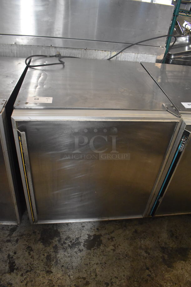 Silver King SKUCF7FC13 Commercial Stainless Steel One-Door Undercounter Freezer. With Polycoated Shelves.115V. Tested and Does Not Power On