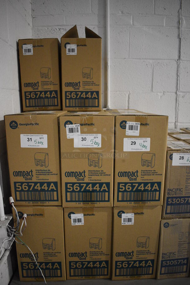 5 BRAND NEW IN BOX! Georgia Pacific Compact Poly Wall Mount Toilet Paper Dispenser. 11x8x14. 5 Times Your Bid! - Image 4 of 4