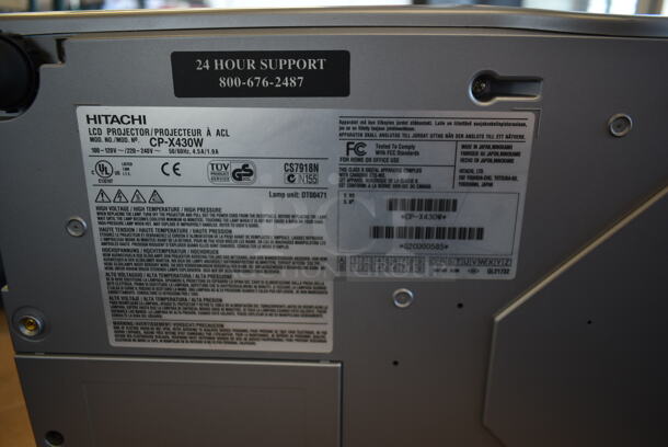 Hitachi CP-X430W LCD Projector and IBM Laptop in Bag. 100-120/200-240 Volts, 1 Phase.  - Image 8 of 11