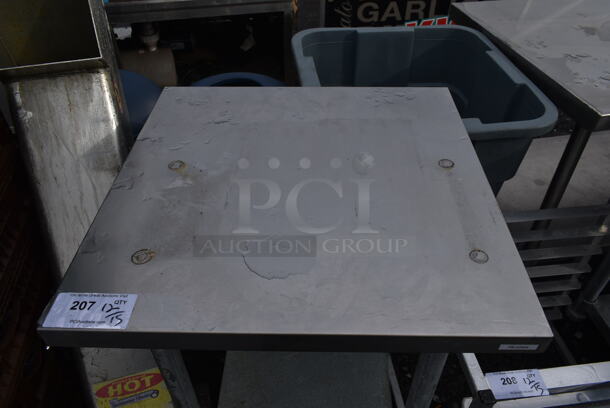 Stainless Steel Commercial Table w/ Under Shelf on Commercial Casters. - Image 2 of 4