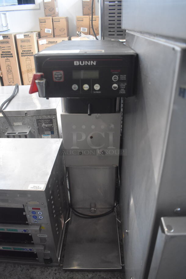 2010 BUNN ITCB-DV Commercial Stainless Steel Electric Countertop Coffee Brewer. Missing Pot. 120V, 1 Phase. 