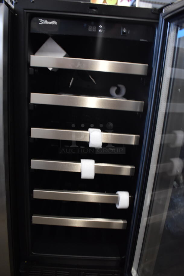BRAND NEW SCRATCH AND DENT! Danby DWC1534BLS-1 Commercial Stainless Steel Wine Cooler With Glass Door And Steel Trimmed Shelves. 115V. Tested And Working!  - Image 2 of 5