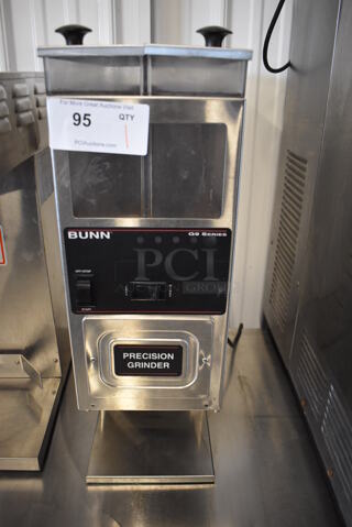 Bunn G92 HD Stainless Steel Commercial Countertop Coffee Bean Grinder. 120 Volts, 1 Phase. Tested and Working!