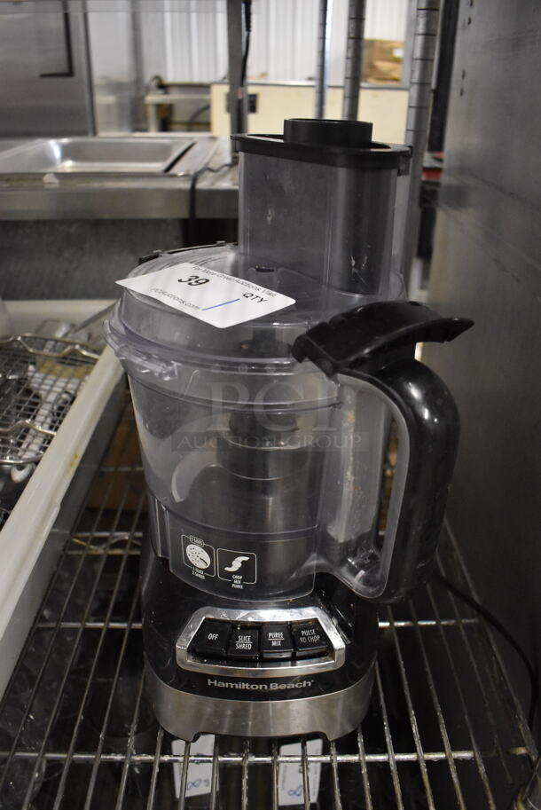 Hamilton Beach Metal Countertop Food Processor. 10x10x15 - Image 1 of 5