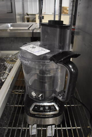 Hamilton Beach Metal Countertop Food Processor. 10x10x15
