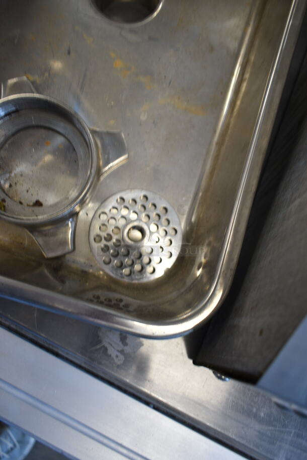 2 Items; Meat Grinder Attachment w/ Tray and Clamp? 2 Times Your Bid!  - Image 4 of 11