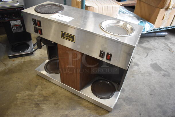 Bunn VPS Stainless Steel Commercial Countertop 2 Burner Coffee Machine w/ Poly Brew Basket. 120 Volts, 1 Phase. 23x8x19 - Image 3 of 5