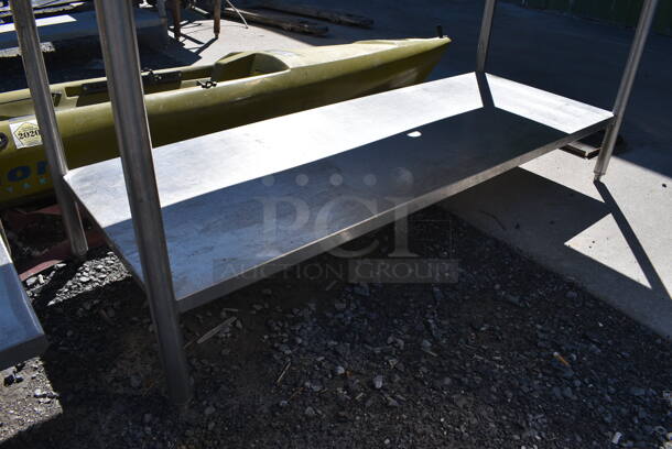 Stainless Steel Table w/ Stainless Steel Under Shelf. 70x30x37 - Image 3 of 3