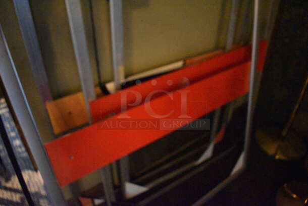 ALL ONE MONEY! Lot of 4 Metal Frames. BUYER MUST REMOVE. 40x1x48. (Susquehanna Ale House) - Image 3 of 3