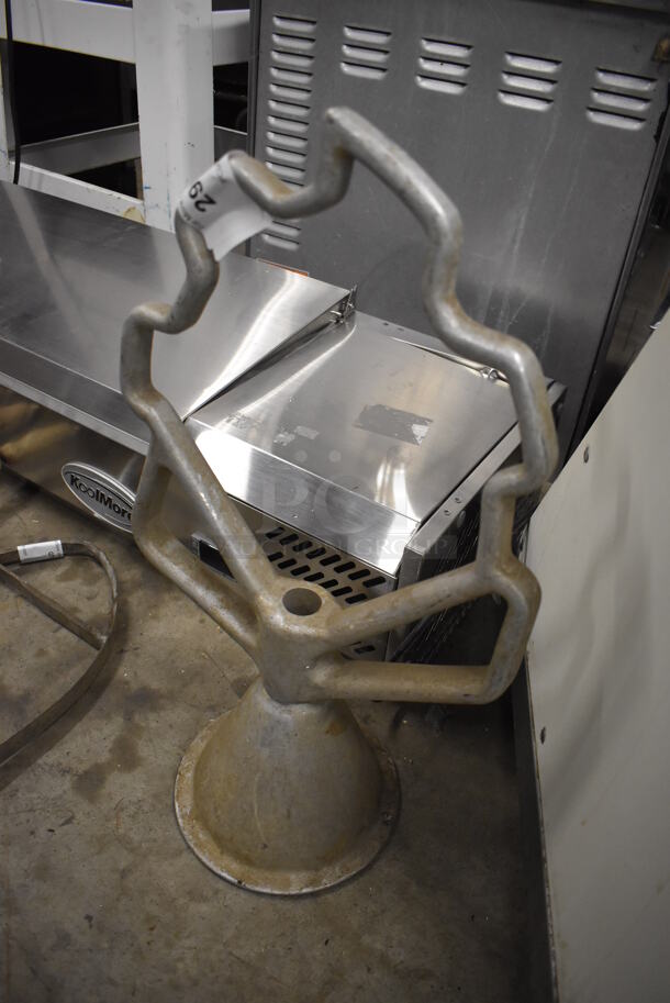 Metal Commercial 80 Quart Pastry Knife Attachment for Mixer. 13x3x23.5 - Image 3 of 5