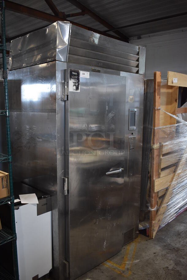 Traulsen TPCTH Stainless Steel Commercial Roll In Rack Blast Chiller w/ Metal Pan Rack on Commercial Casters. 115 Volts, 1 Phase. Cannot Test - Unit Was Previously Hardwired - Image 2 of 4
