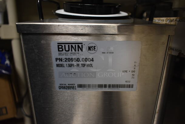ALL ONE MONEY! Lot of 4 Bunn Server Stands and 5 Bunn Satellite Servers. (ice room) - Image 4 of 7